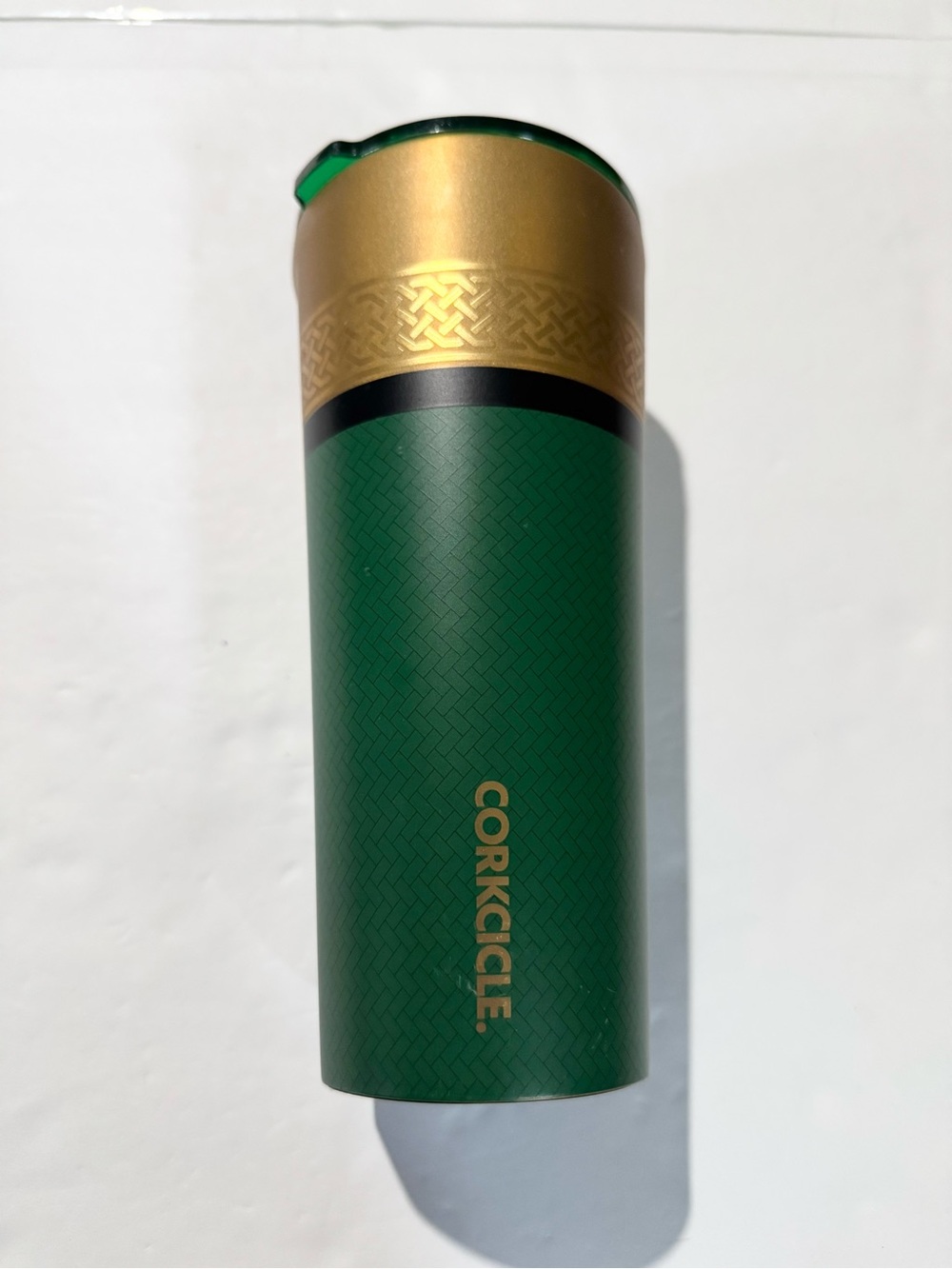 Marvel Disney Corkcicle “Loki” Green Gold Tumbler 24oz